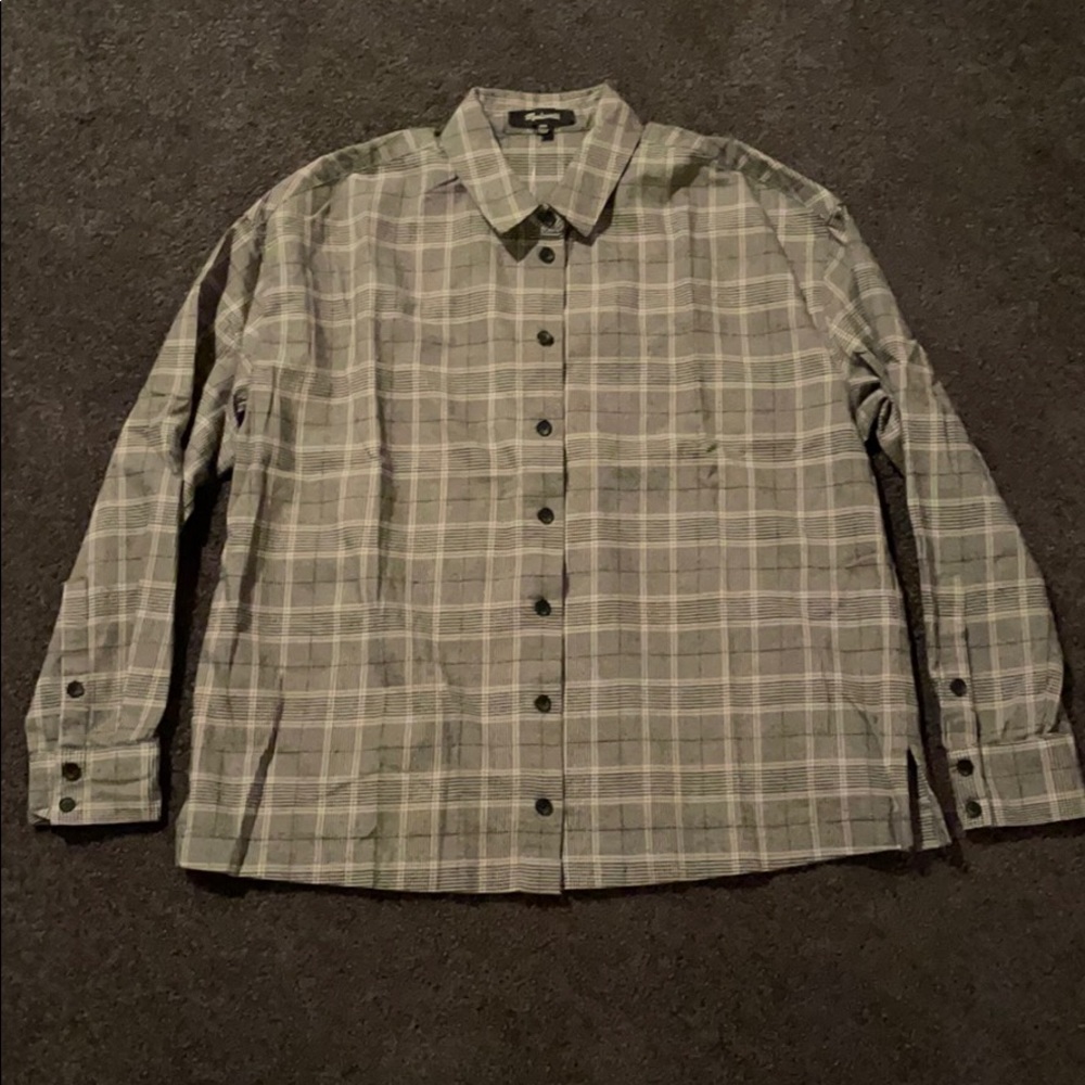 NWT Madewell Plaid Westlake shirt